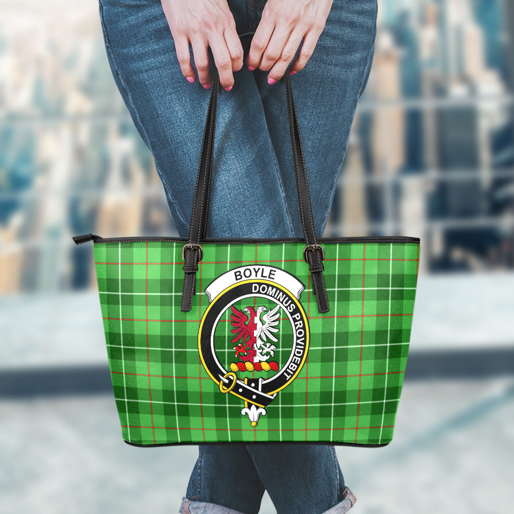 Mouat Tartan Leather Tote Bag Big Thistle Style main image 0