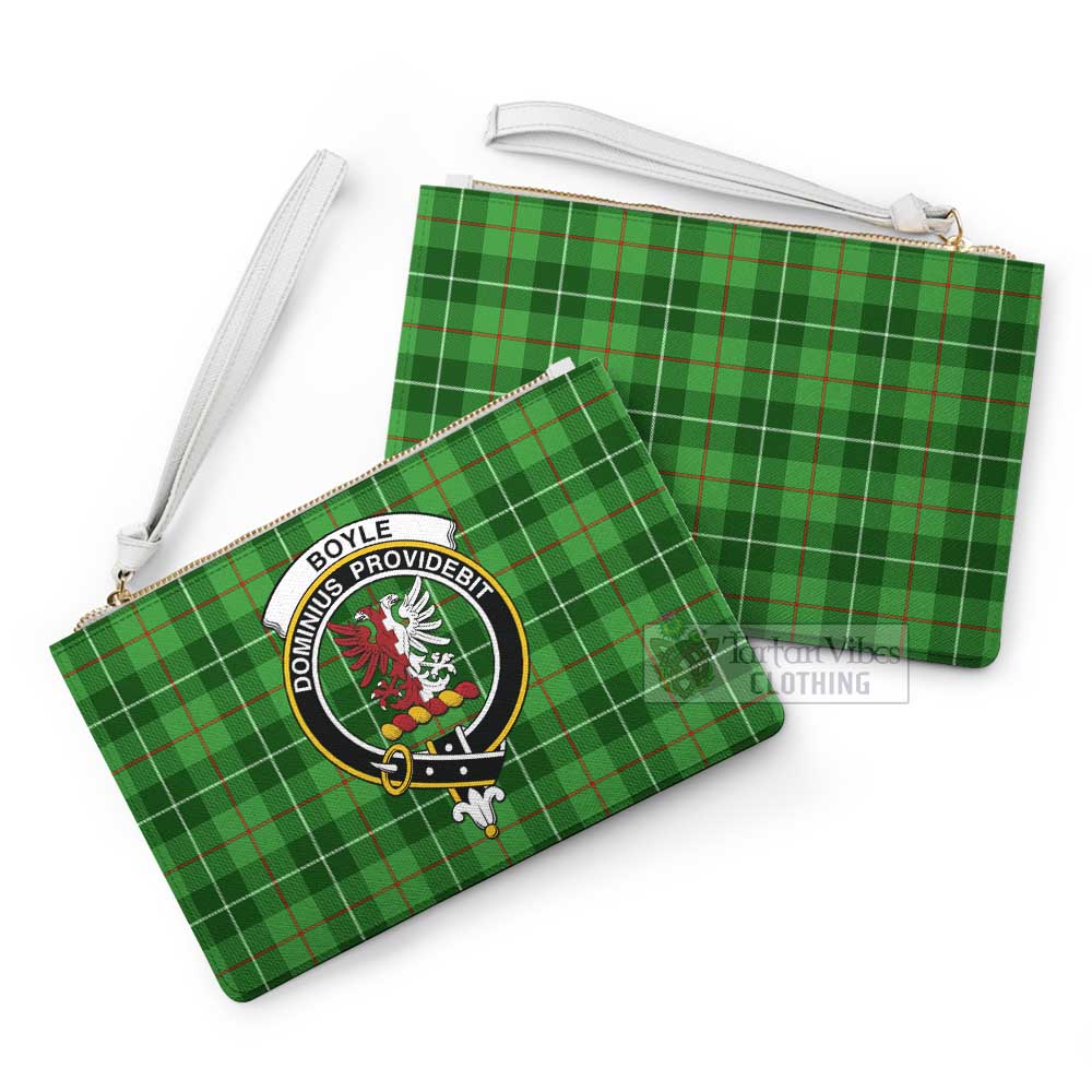 Tartan Vibes Clothing Boyle Family Crest Tartan Clutch Bag