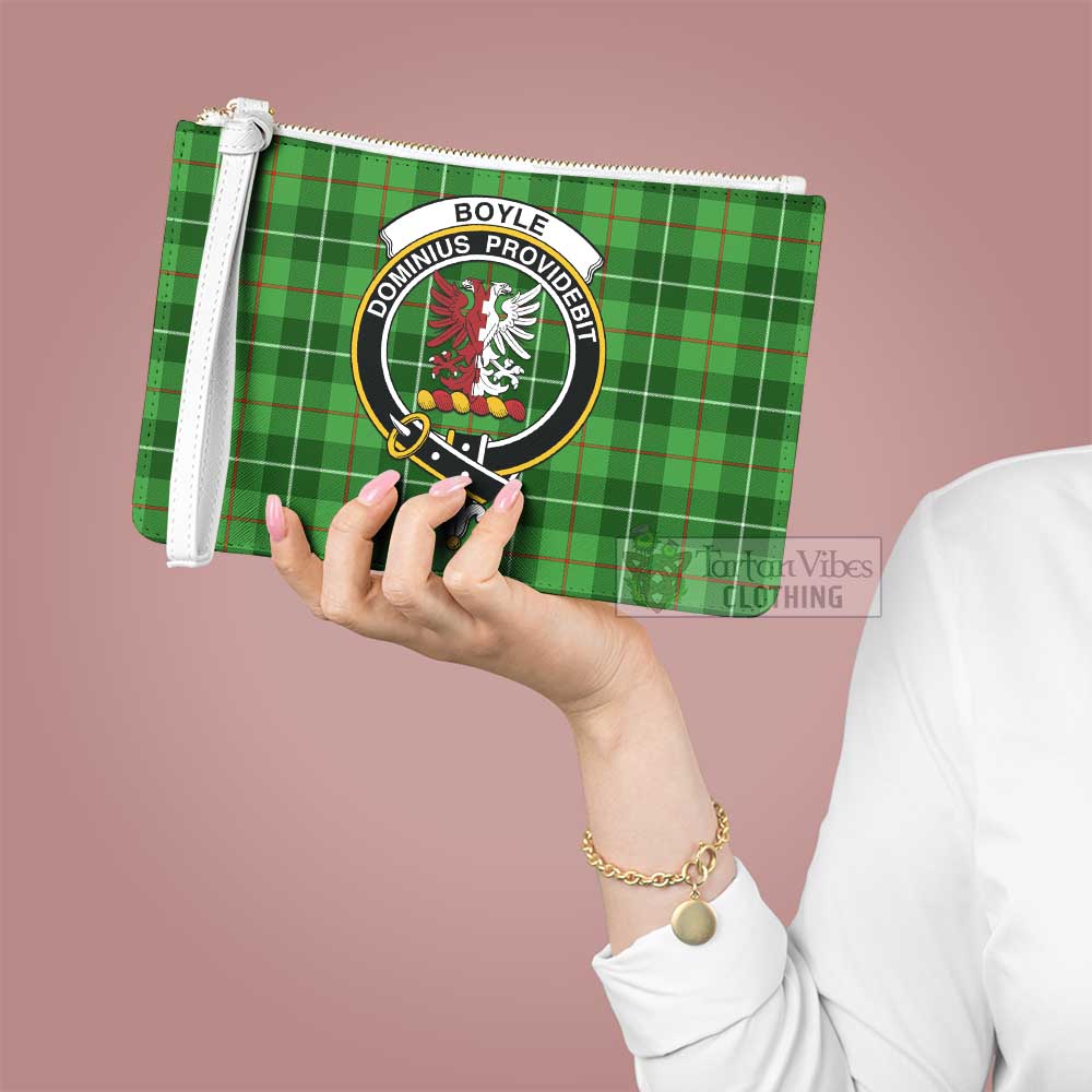 Tartan Vibes Clothing Boyle Family Crest Tartan Clutch Bag