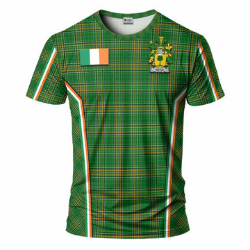Boyle Irish Clan Coat of Arm Tartan T-Shirt Flag Style