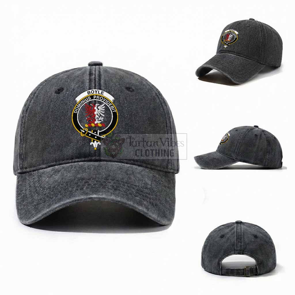 Boyle Scottish Clan Crest Washed Baseball Cap