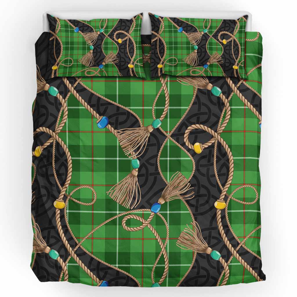 Boyle Scottish Tartan Twisted Ropes Stylized Bedding Set UK Bedding Set UK King 91*87 inch - Tartan Vibes Clothing