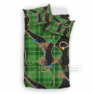Boyle Scottish Tartan Twisted Ropes Stylized Bedding Set UK Bedding Set UK Double 79*79 inch - Tartan Vibes Clothing