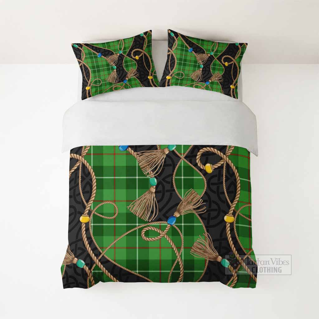 Boyle Scottish Tartan Twisted Ropes Stylized Bedding Set - Tartan Vibes Clothing