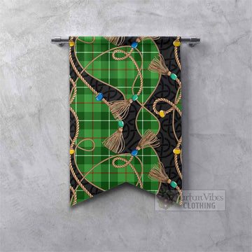 Boyle Scottish Tartan Twisted Ropes Stylized Gonfalon Fishtail - Tartan Vibes Clothing