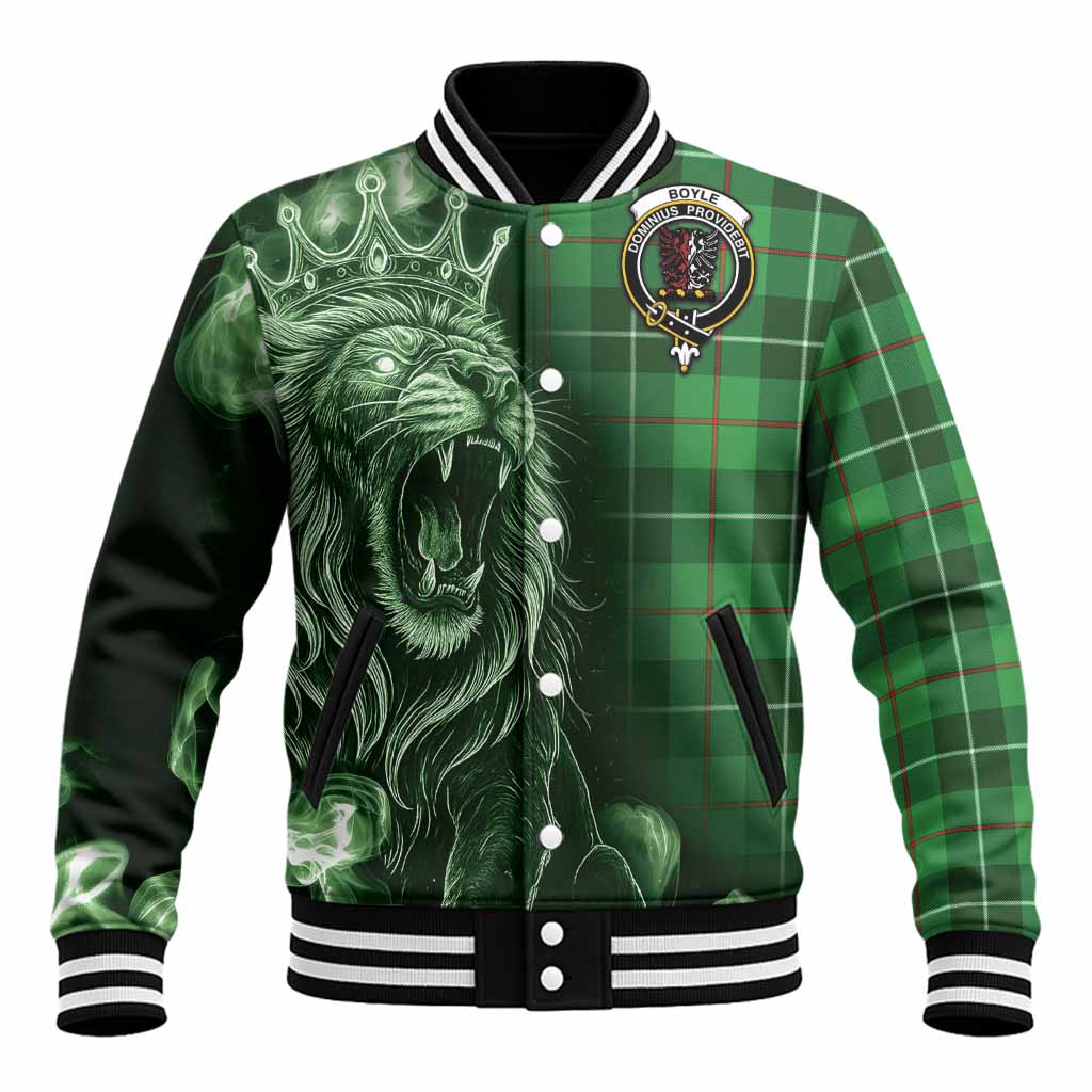 Boyle Tartan Baseball Jacket Roaring Lion Heritage