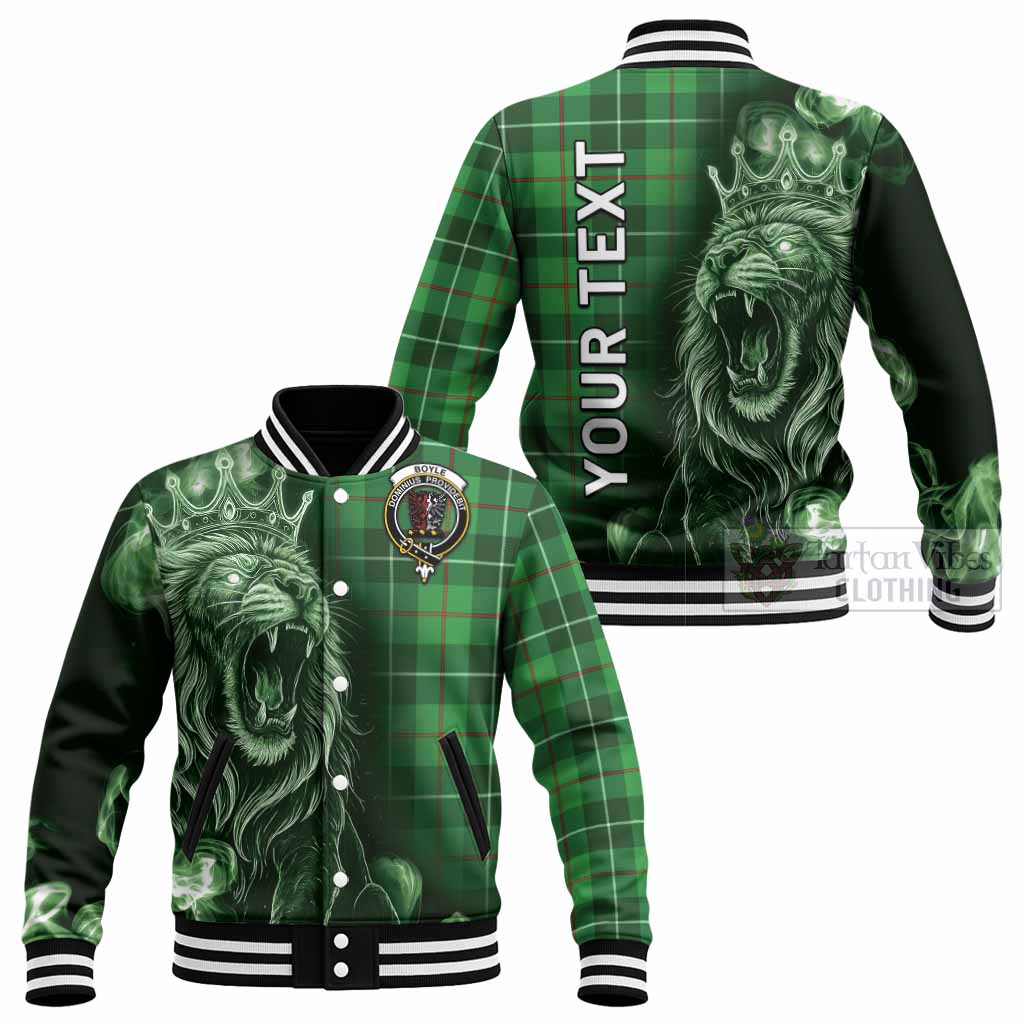 Boyle Tartan Baseball Jacket Roaring Lion Heritage