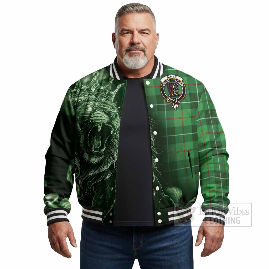 Boyle Tartan Baseball Jacket Roaring Lion Heritage