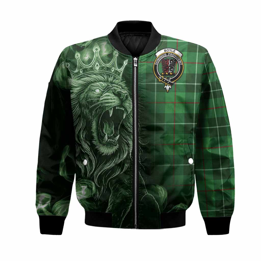 Boyle Tartan Bomber Jacket Roaring Lion Heritage