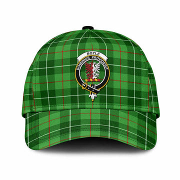 Boyle Tartan Classic Cap with Family Crest