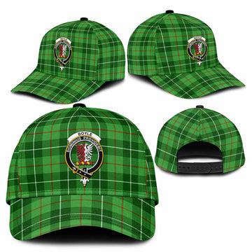 Boyle Tartan Classic Cap with Family Crest