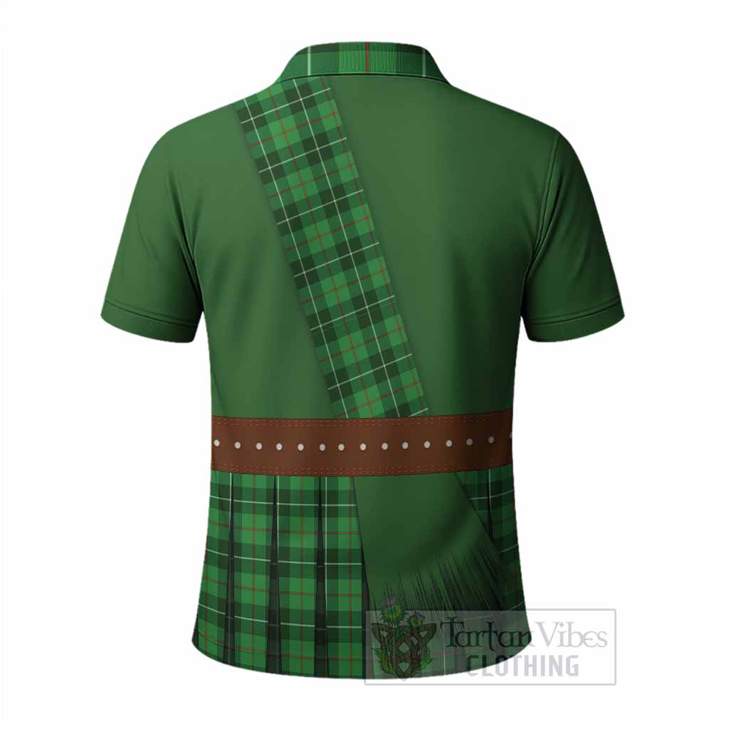 Boyle Tartan Crest Polo Shirt Kilt Costume Style