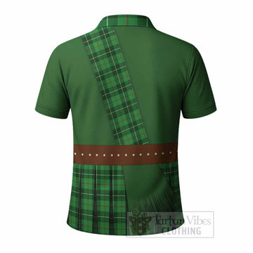 Boyle Tartan Crest Polo Shirt Kilt Costume Style