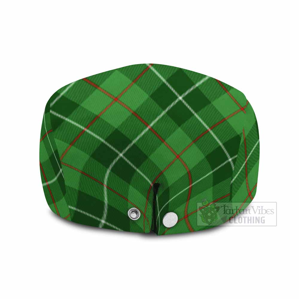 Boyle Tartan Flat Cap, Jeff Cap Cross Style with Family Crest - Tartan Vibes Clothing