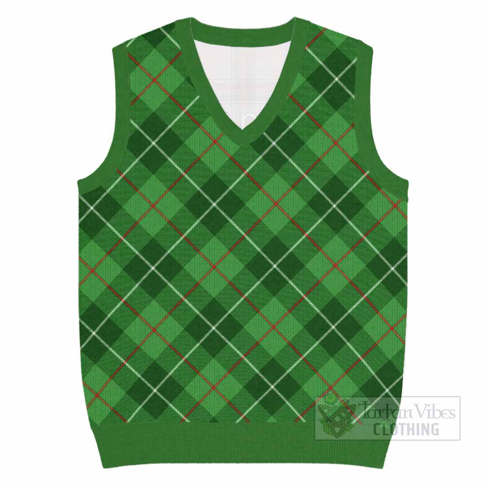 Boyle Tartan  Knitted V-Neck Vest Cross Style