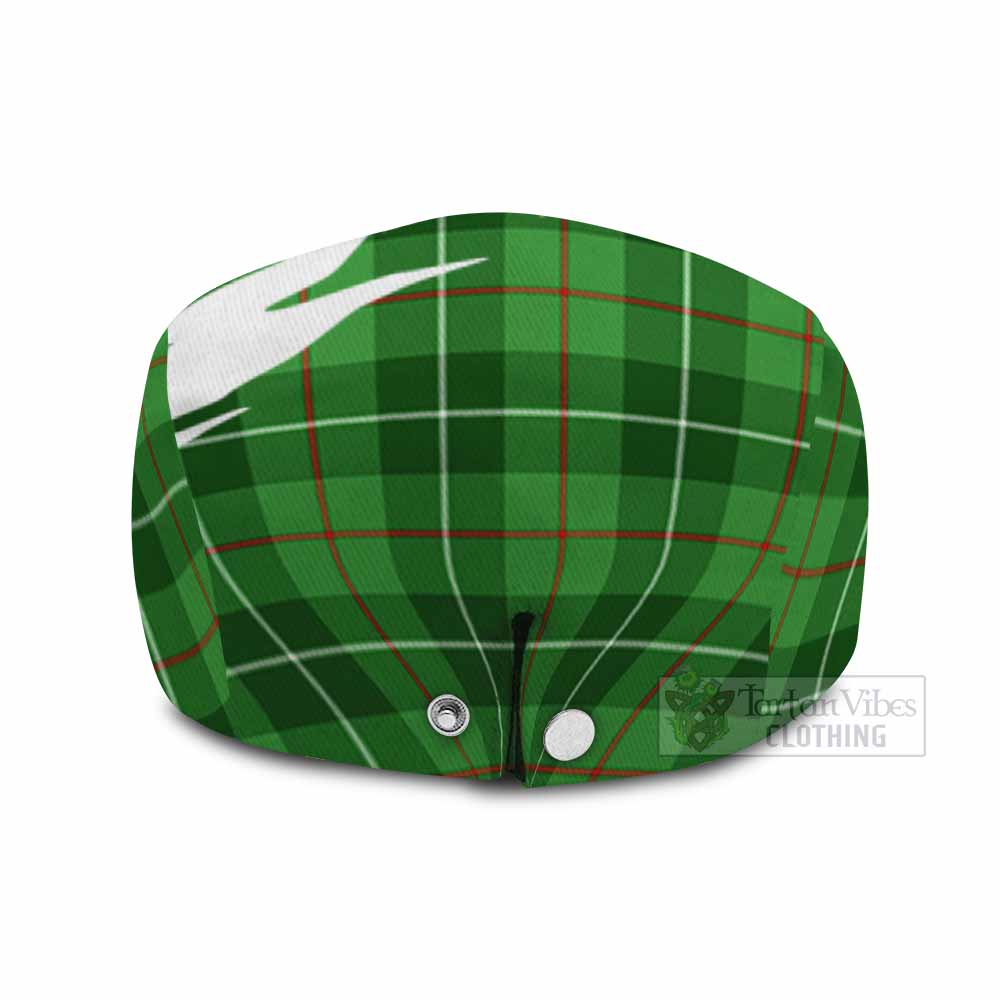 Boyle Tartan Loch Ness Monster Scottish Heritage Art Flat Cap, Jeff Cap