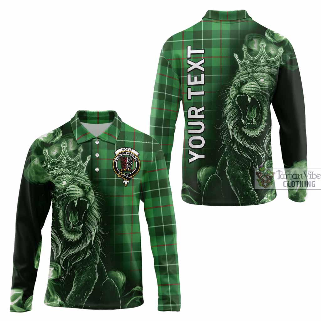 Boyle Tartan Long Sleeve Polo Shirt Roaring Lion Heritage