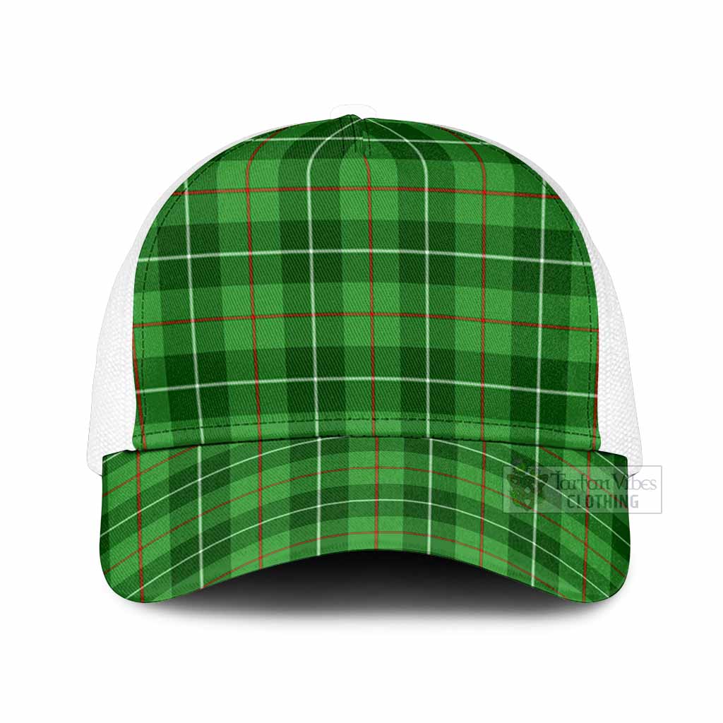 Boyle Tartan Mesh Trucker Cap One Size (Adjustable) White - Tartan Vibes Clothing