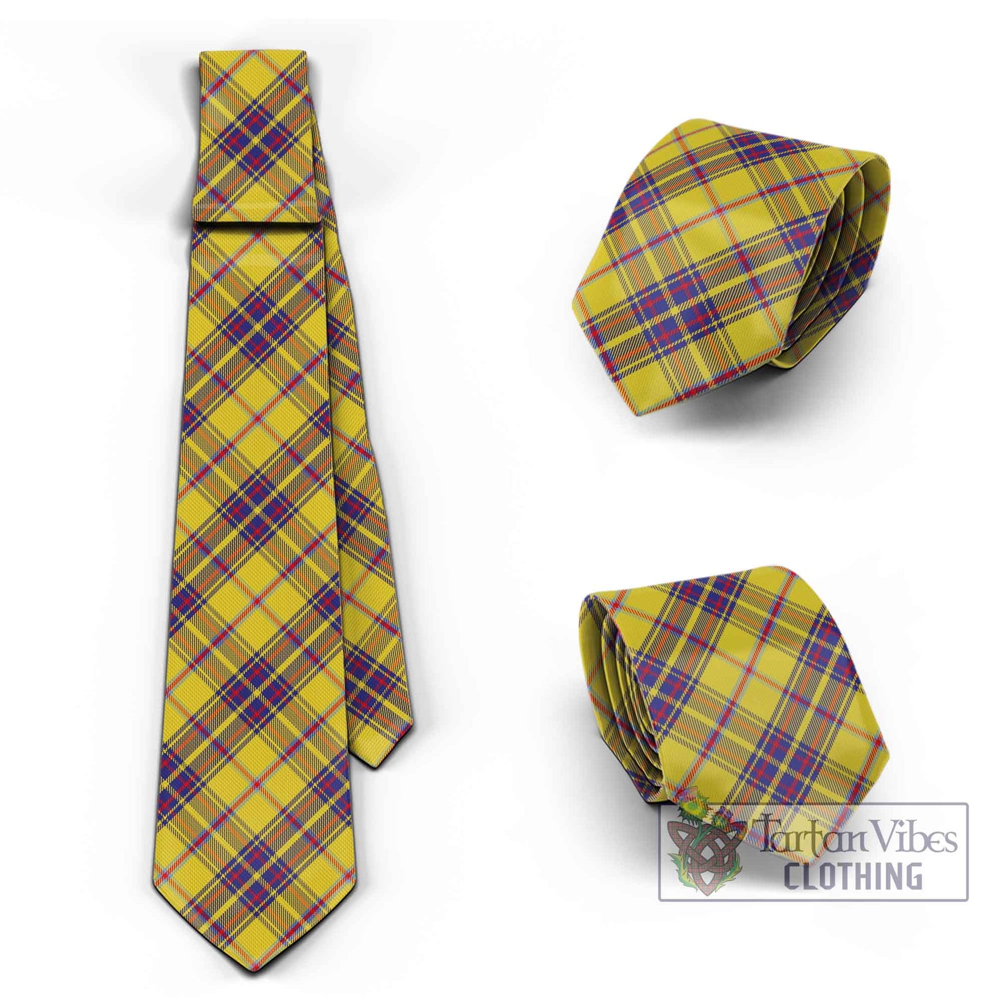 Bracken Tartan Classic Necktie Cross Style Necktie One Size - Tartan Vibes Clothing