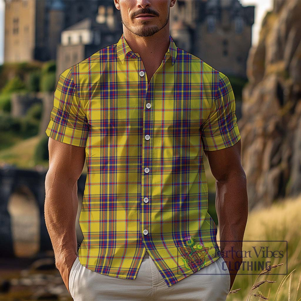 Bracken Tartan Cotton Hawaiian Shirt Kid - Tartan Vibes Clothing
