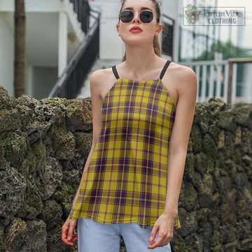 Bracken Tartan Loose Halter Neck Camisole Women - Tartan Vibes Clothing