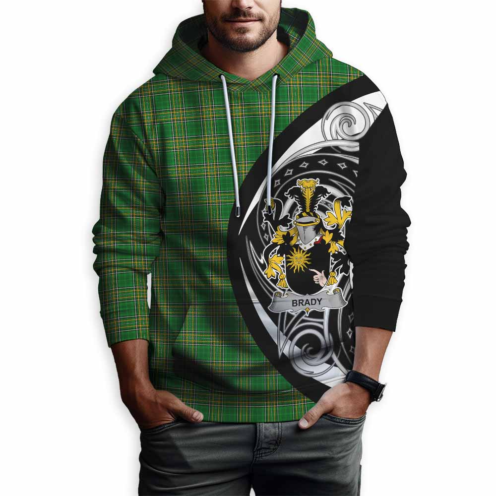 Brady Irish Clan Hoodie Celtic Circle Style Pullover Hoodie - Tartan Vibes Clothing