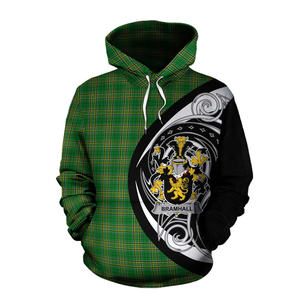 Tartan Vibes Clothing Bramhall Irish Clan Cotton Hoodie Celtic Circle Style