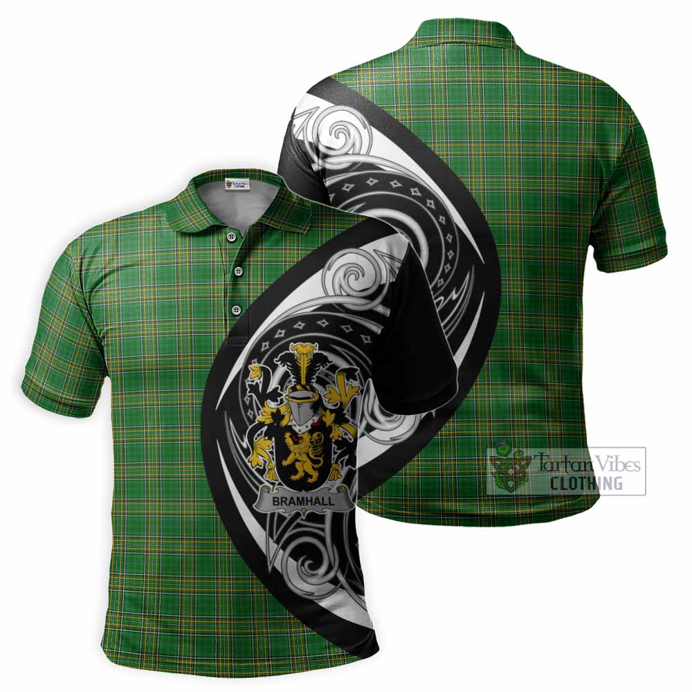 Bramhall Irish Clan Polo Shirt Celtic Circle Style - Tartan Vibes Clothing