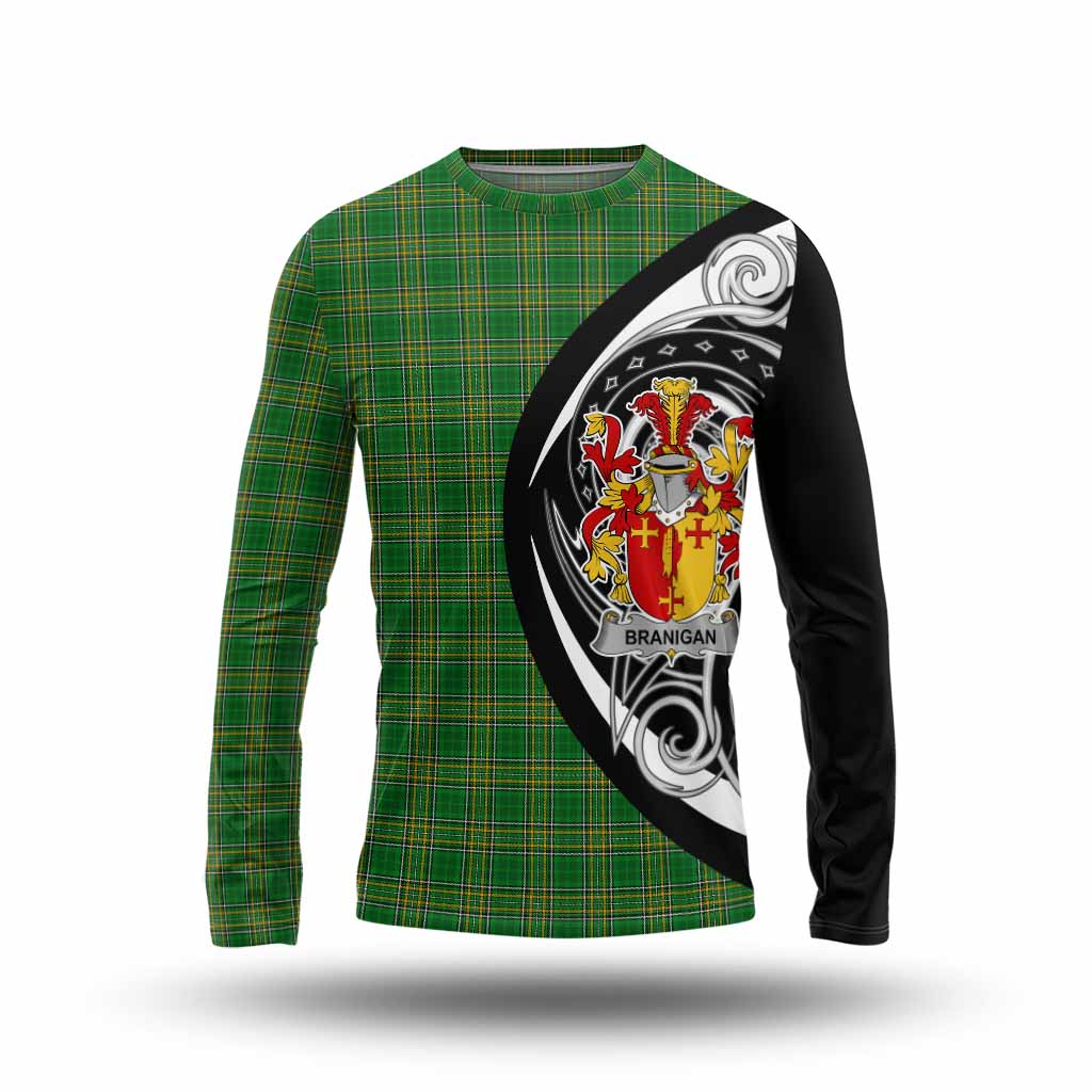 Branigan Irish Clan Long Sleeve T-Shirt Celtic Circle Style Unisex - Tartan Vibes Clothing