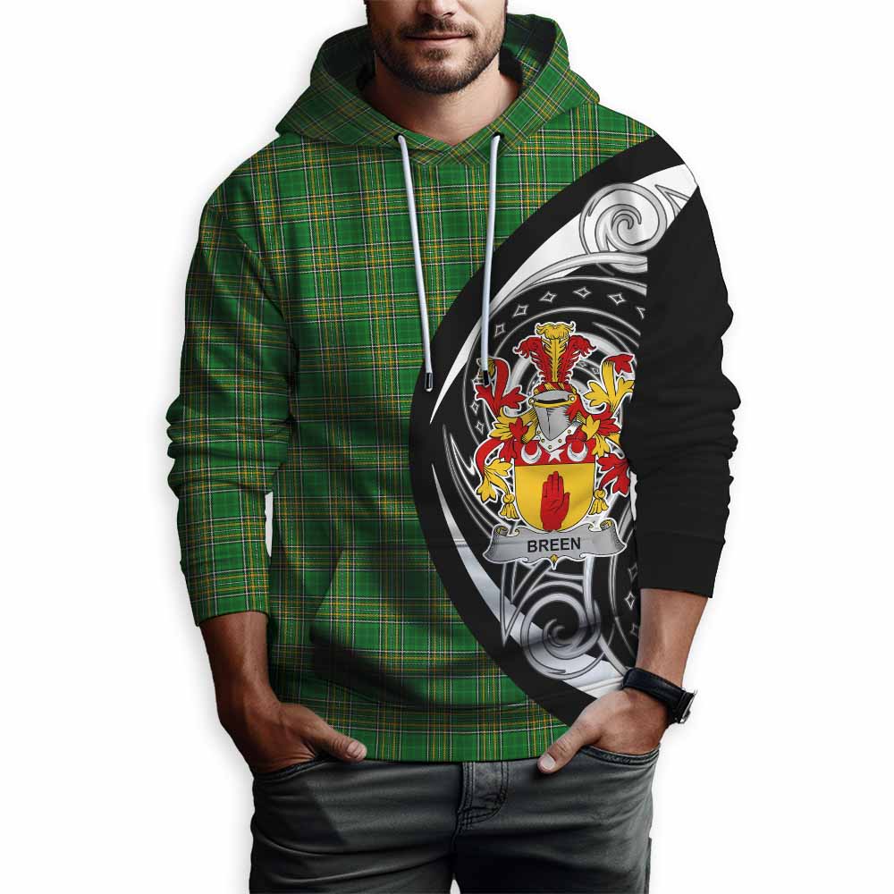 Tartan Vibes Clothing Breen Irish Clan Hoodie Celtic Circle Style