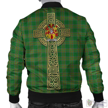 Breen Irish Clan Tartan Bomber Jacket with Coat of Arms Celtic Tree of Life