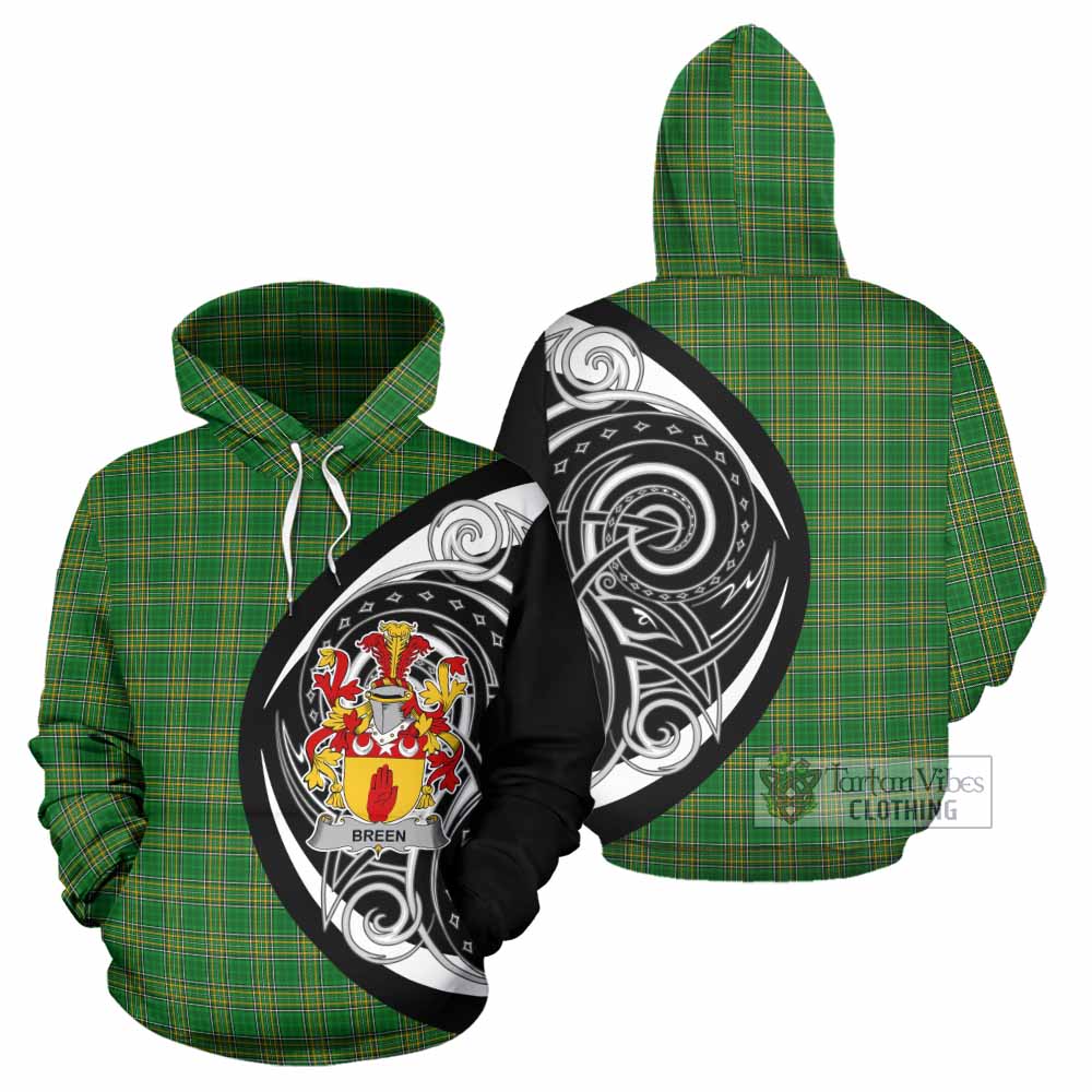Tartan Vibes Clothing Breen Irish Clan Hoodie Celtic Circle Style