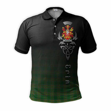 Brennan Irish Clan Polo Shirt with Coat of Arms Erin Go Bragh Celtic Inspired Kid - Tartan Vibes Clothing