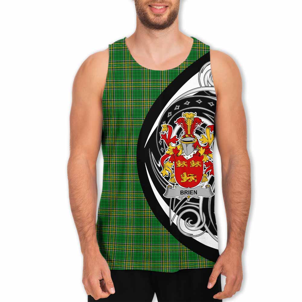 Tartan Vibes Clothing Brien Irish Clan Men's Tank Top Celtic Circle Style