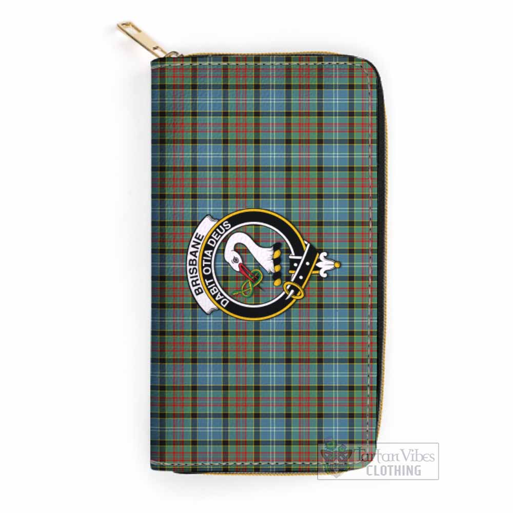 Tartan Vibes Clothing Brisbane Tartan Women's Leather Wallet with Family Crest