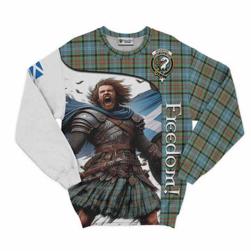 Tartan Vibes Clothing Brisbane Crest Tartan Sweatshirt Inspired by the Freedom of Scottish Warrior
