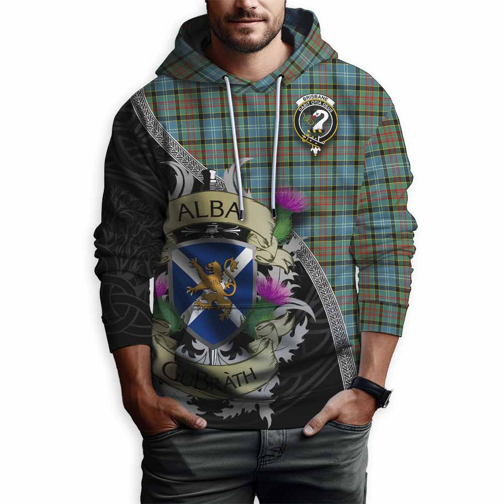 Tartan Vibes Clothing Brisbane Tartan Family Crest Hoodie Lion Rampant Royal Thistle Shield Celtic Inspired
