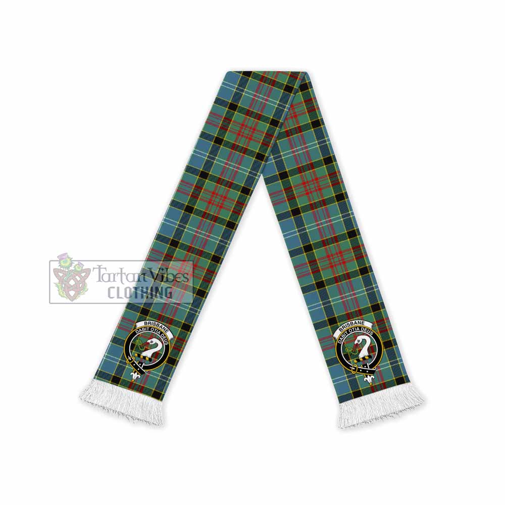 Tartan Vibes Clothing Brisbane Tartan Ruffneck Scarf with Family Crest