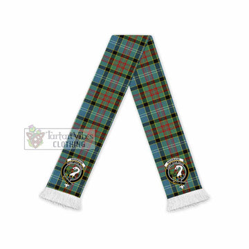 Brisbane Tartan Ruffneck Scarf with Family Crest