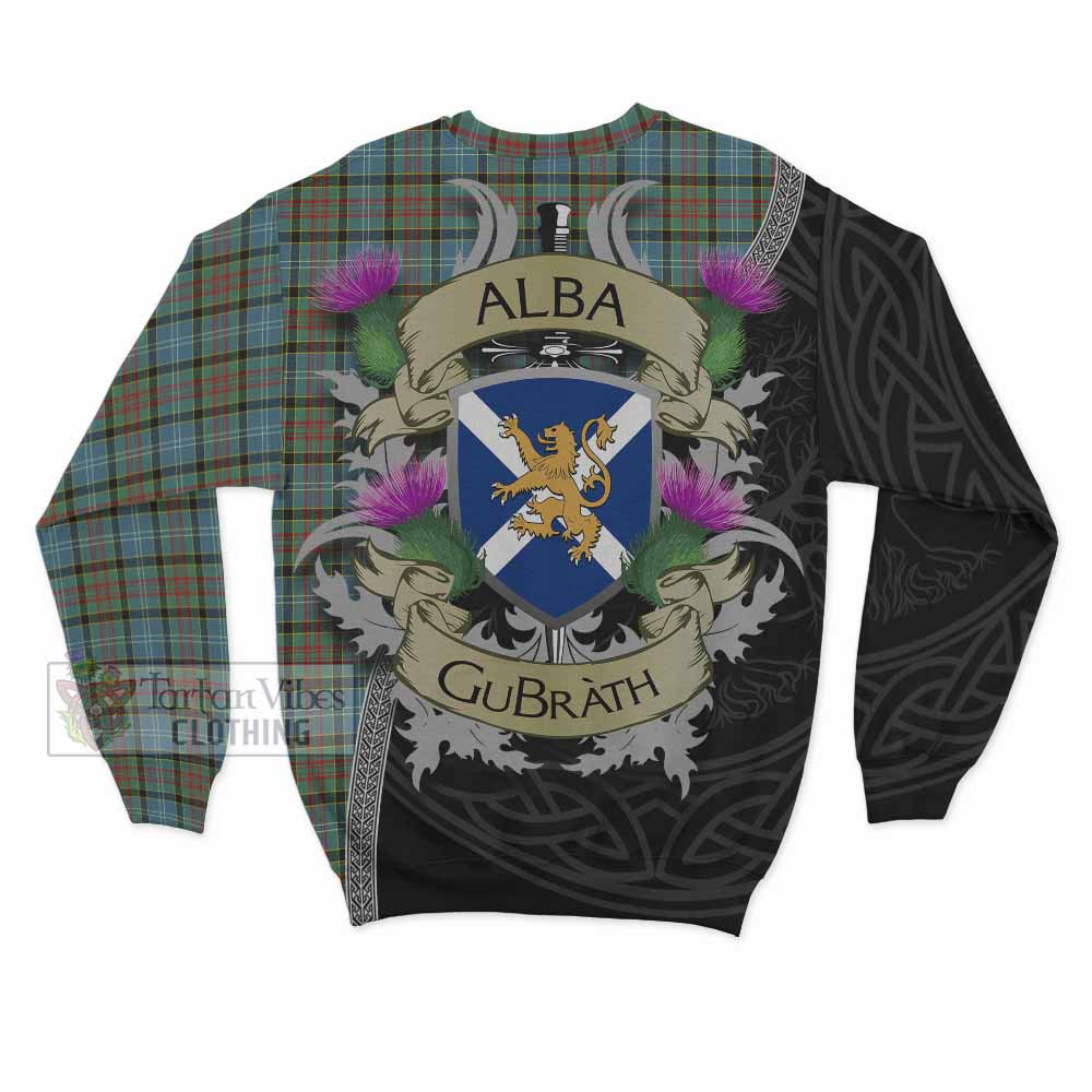 Tartan Vibes Clothing Brisbane Tartan Family Crest Sweatshirt Lion Rampant Royal Thistle Shield Celtic Inspired