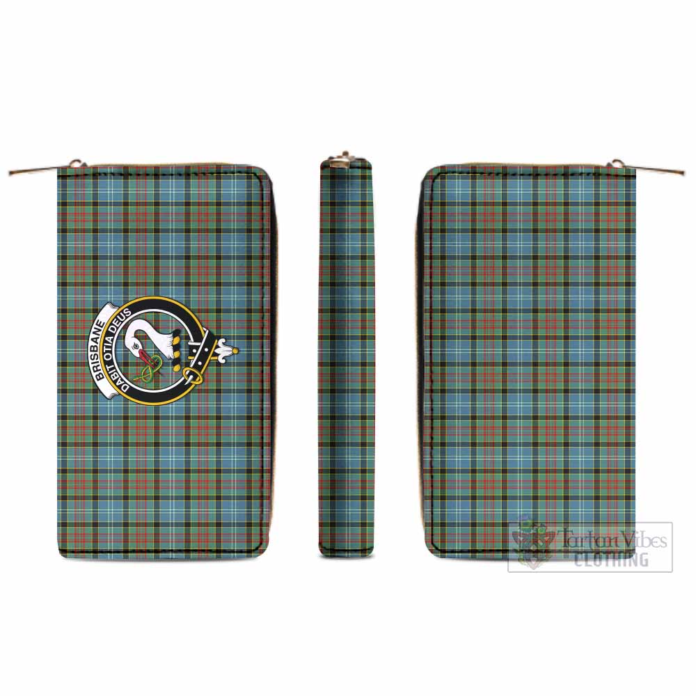 Tartan Vibes Clothing Brisbane Tartan Women's Leather Wallet with Family Crest