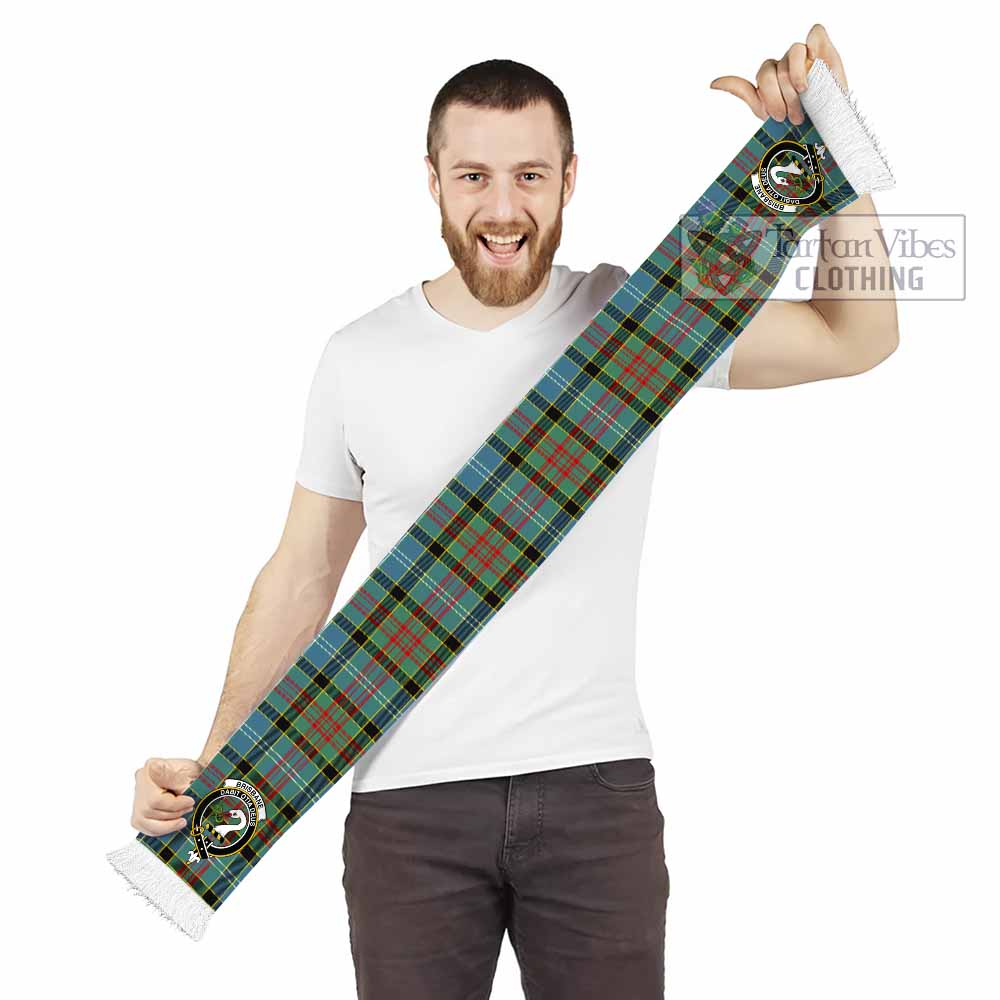 Tartan Vibes Clothing Brisbane Tartan Ruffneck Scarf with Family Crest