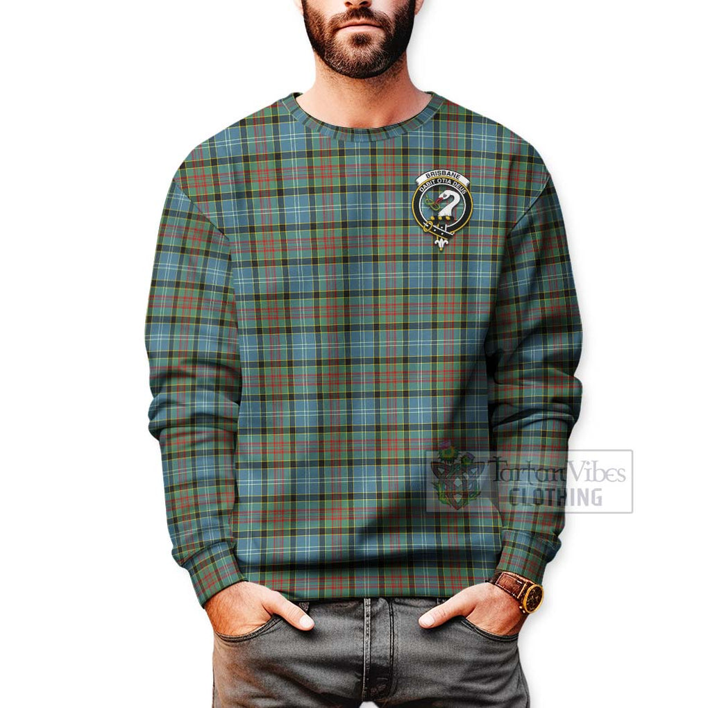 Tartan Vibes Clothing Brisbane Tartan Sweatshirt with Family Crest Celtic Skull Style