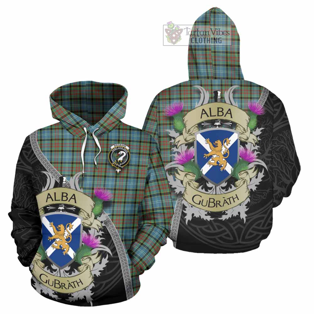 Tartan Vibes Clothing Brisbane Tartan Family Crest Hoodie Lion Rampant Royal Thistle Shield Celtic Inspired