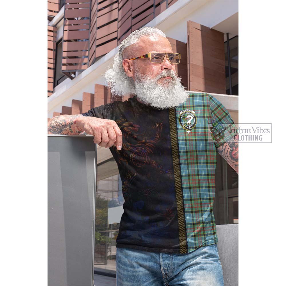 Tartan Vibes Clothing Brisbane Tartan Family Crest Cotton T-shirt Alba Gu Brath Be Brave Lion Ancient Style