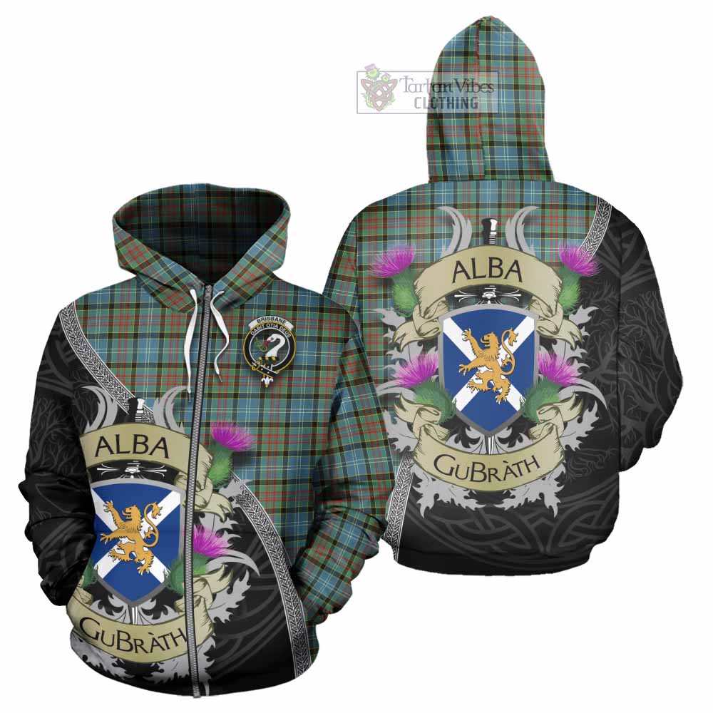 Tartan Vibes Clothing Brisbane Tartan Family Crest Hoodie Lion Rampant Royal Thistle Shield Celtic Inspired