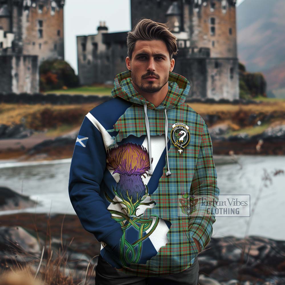 Tartan Vibes Clothing Brisbane Tartan Family Crest Cotton Hoodie Scottish Thistle Celtic Inspired