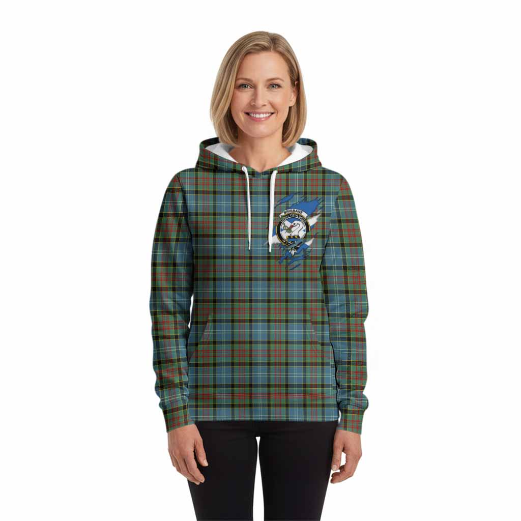 Brisbane Clan Crest In Me Tartan Hoodie Scotland Flag Style