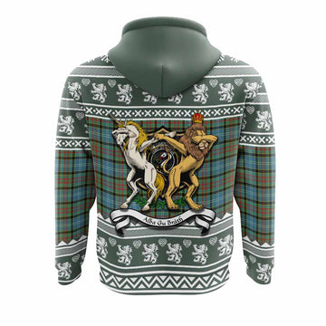 Brisbane Clan Tartan Crest Christmas Hoodie Coat of Arms Funny Style
