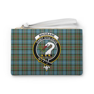 Brisbane Family Crest Tartan Clutch Bag